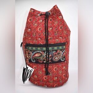 Vintage Vera Bradley
Large Sling Bag in
"Colette Red - 1995"
Pattern